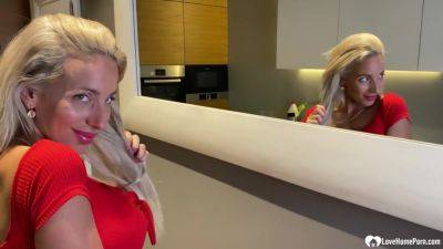 Smoking blonde MILF will get you hard - hotmovs.com