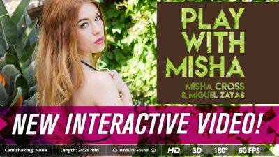 Miguel Zayas - Misha Cross - Play with Misha - txxx.com