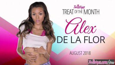 Alex De-La-Flor - Alex - Watch Alex De La Flor's tight pussy get pleasured by herself in HD - sexu.com