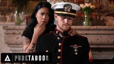 Dana Vespoli - PURE TABOO Lonely Widow Dana Vespoli Wants Stepson To Wear Gone Husband Military Uniform & Fuck Her - txxx.com