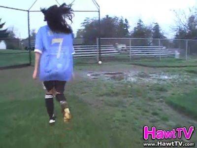 Euroslut soccer teens go lesbo - txxx.com