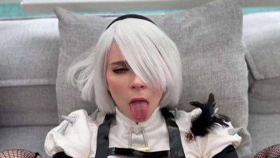 Sweetie Fox - Sweetie Fox as 2B from NieR: Automata Gets Her Tight Pussy Fucked Every Which Way & Cum On Her Face - Amateur Cosplay - veryfreeporn.com