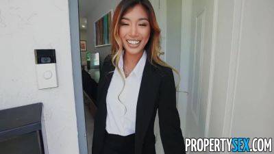 Tiny Asian Real Estate Agent Craves Big Cock In Her Tight Pussy With Clara Trinity And Tony Rubino - hotmovs.com
