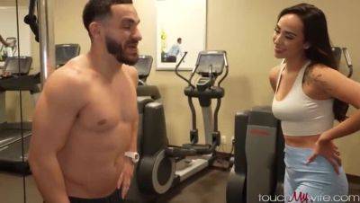 Hot Latin Lady Gaby Ortega Has a X-Rated Encounter at the Hotel Gym - xxxfiles.com