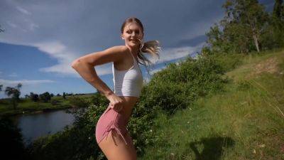 Mila - Hiking On Her Private Trail With Mila Sobolov - upornia