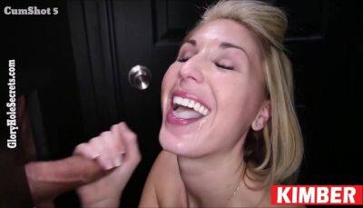 Many - KIMBER Interracial BLOWJOB Blonde Teen Finishing Blowjobs Cum Swallow Many Fellatio BBC Cumshots GLORYHOLE Part 1 - Kimber Lynn - Kimber lynn - xtits.com